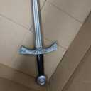 Szco 28” Latex Excalibur LARP Sword – Adult Medieval Cosplay Prop, Costume Accessory for LARP & Theatrical Use (18+)