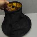 GO&SO Black Bell Lamp Shade 6" Top x 13" Bottom x 10.6" High (Spider) Traditional Table & Floor Lamp Shade - Side Ribbing Hand Crafted Lampshade Replacement