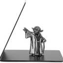 Premium Heavy-Duty Metal Bookend - Black L-Shaped Bookend Supports on Office Desk, Creative Gift for Dad and Lover (Master)