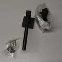 Ruacq Toilet Paper Holder Matte Black Double Post Pivoting Square Tissue Holders Roll Holder Hangers Toilet Paper Modern Wall Mounted, Commercial Bathroom Toilet Paper Roll Holder