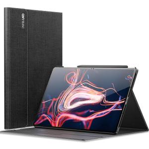 INFILAND Galaxy Tab S10 Ultra/S9 Ultra/S8 Ultra 14.6 Inch Case, Multi-Angle Stand Cover Compatible with Samsung Galaxy Tab S10 Ultra/S9 Ultra/S8 Ultra Tablet [Auto Wake/Sleep], Black