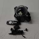 2 in 1 Glow Party Black Light Disco Ball Light with Sound Activated Strobe Dj Party Lights Black Lights, for Halloween Christmas Birthday Decor Classroom Room Family Party Decor (Medium)