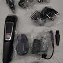 Norelco Philips Multigroom 3000 Series, All-in-One Trimmer, Beard Trimmer and Hair Clipper, 15-Piece Men's Grooming Kit for Head, Beard, Face, Nose, Ears, No Blade Oil Needed, Soft Pouch, MG3770/40 (Black)