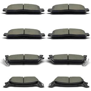 Front Rear Ceramic Brake Pads 8 Pieces Set fit for 2004-2008 ford F-150,for 2006-2008 Lincoln Mark LT