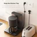 3 x 2026 Upgrade 10 Pack Cord Organizer, Magnetic Cord Holder, Cable Clips for Desk, Adhesive Cable Management Wire Keeper for Nightstand, Home, Office, Desktop, Car, Wall (Black)