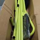 4×7ft Rebounder Net，Soccer Rebounder with Adjustable 5 Angles，6 Ground Stakes，1 Glove，Baseball Rebounder Net with Fluorescent Green Pitching Target，Net for Individual/Team Baseball Training