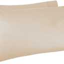 Amazon.com: Amazon Basics 400 Thread Count Cotton Pillow Case, King, Set of 2, Beige, 40" L x 20" W, Pillows Not Included : Home & Kitchen