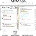 2026 Planner, Weekly and Monthly Calendar Planner, January 2026 - December 2026, Hardcover 2026 Calendar Book with Tabs For Women & Men, Inner Pocket, Spiral Bound, Perfect for Office Home School Supplies - A4 (8.5" x 11"), Stone Gray