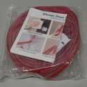 T-Shaped Door Draft Stopper, 1.97 in x 20 Ft Silicone Seal Strip for Windows Gaps, Weather Stripping Seal Strip Shower Sweep, Clear