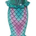Funna Girls Mermaid Costume Princess Dress Up with Accessories Green, 7-8 Years