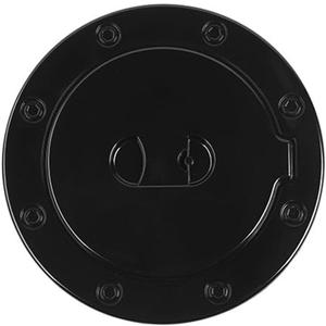 Black Fuel Filler Door Gas Tank Cap Cover Compatible with Chevy Silverado/Suburban/Tahoe/GMC-Yukon/GMC-Sierra/Avalanche 1999-2006
