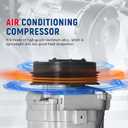 AC Compressor Replacement for Forester 2007-2013 Impreza 2008-2011 WRX STI 2013-2019 WRX 2013-2014 Replacement for CO 11227C