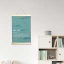 NQDWX Lake Life Hanging Flag - Rustic Cabin Wall Decor, 12x18 Inch Wooden Frame Banner, Gift for Cottage & Fishing Enthusiasts. (161)