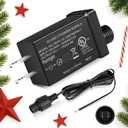 12VDC 9W 0.75A Class 2 Power Supply, LED Transformer Low Voltage Waterproof IP44, UL LED Driver, US Plug Inflatable Power Adapter for Christmas Tree String Light, Indoor/Outdoor Inflatables Decor
