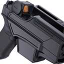 OWB Holster Compatible with Glock 19 19X 44 45 (Gen 1-5), Glock 23/32 (Gen 3-4), Tactical Outside Waistband Paddle Open Carry Belt Custom-Molded Gun Holster, Right-Handed