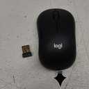 Logitech M185 Wireless Mouse, 2.4GHz with USB Mini Receiver, 12-Month Battery Life, 1000 DPI Optical Tracking, Ambidextrous, Compatible with PC, Mac, Laptop - Black