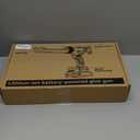 Electric Caulking Gun Compatible With Dewalt 20V Max Battery, 10 Oz Cordless Caulk Gun with 6 Adjustable Speed, LED Light, Battery Powered Caulking Gun for Filling, Sealing, Repair (TOOL ONLY) (Yellow)