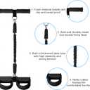 Upgraded Pedal Resistance Band with Handle - Fashion Puller Exercise Tool, Thickened Built-in Latex Tube Pedal Resistance Device & Soft Nitrile Rubber Anti-Slip Footrest for The Core/Arms
