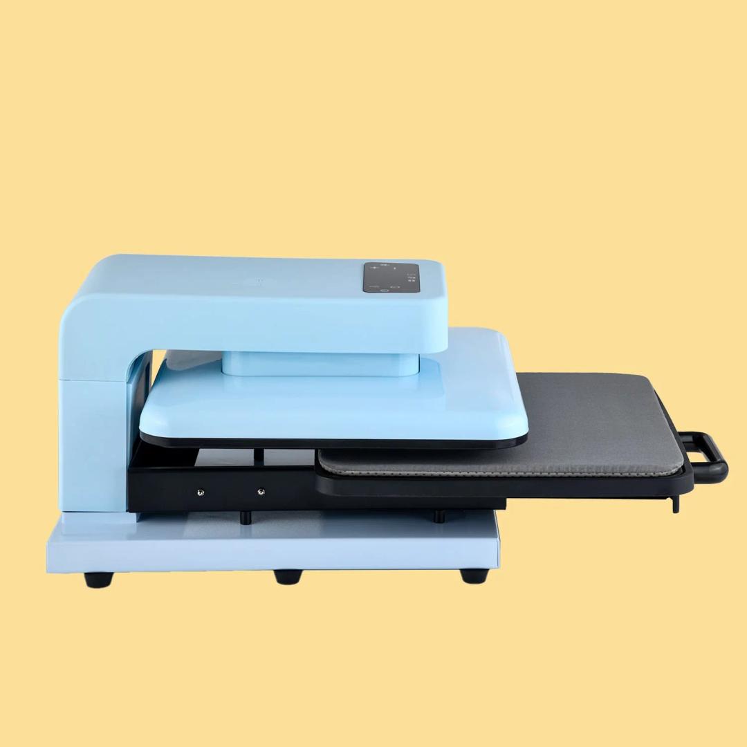 AUSHITO 2 in 1 Mini Heat Press Machine for T Shirts Shoes Bags Hats 4.53x3 Inch Easy Press Portable Heat Transfer Machine 350W Mini Easy Iron Press Machine Small HTV Vinyl Projects for DIY Works