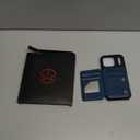 Vinich for iPhone 17 Pro Wallet Case with Card Holder, RFID Blocking Credit Slots Kickstand Shockproof Phone Cover Fit for iPhone 17 Pro 6.3" Blue