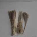 130PCS Natural Dried Pampas Grass Boho Home Decor Bouquet Phragmites Dried Flowers Bouquet for Wedding Floral Arrangements Home Decorations (130PCS)