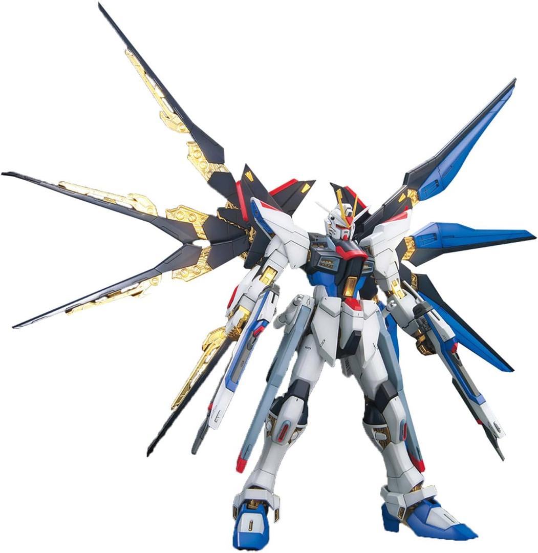 Bandai Hobby Strike Freedom Full Burst Mode Mobile Suit Gunudam Seed Destiny Model Kit (1/100 Scale), Small