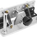 Belt Grinder Knife Jig Long Sharpening Locator Tool Knife Sharpener Jig Adjustable Angle Knife Beveling Jig for Knife Making Machine (Small)