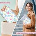 2 x 2026 Planner, Weekly and Monthly Calendar Academic Planner, Jan 2026 - Dec 2026, Planning Agenda Book for Desk Accessories and School Supplies - A5 (6.3'' x 8.5'') (E-Blush & Blue Blooms)