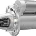 Starter Motor Replacement for Chrysler, Dodge, Jeep & Ram 1.3kW 12V CW 9-Tooth PLGR  Fits Chrysler 300, Dodge Challenger, Charger, Jeep Wrangler, Ram 1500  Model 19202