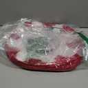 Outdoor Hanging Christmas Ornaments, Lighted Pop-Up Hanging Outdoor Holiday Ball Decoration, 8 Light Modes, Lighted Collapsible Holiday Decorations (Red)