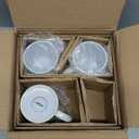 Ceramic Mug Blank - 15 oz/425 ml (4 ct) - DIY Custom Mug - Works with Infusible Ink Transfer Sheets, Pens, Markers & Sublimation, 4 Count