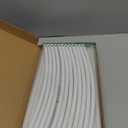 Adorox Metal Garden Arch Trellis for Climbing Plants 7.8ft Outdoor Arch Wedding Halloween Christmas Vine Trellis Pumpkin Archway Assemble Freely 2 Sizes White (White+Standard Tube)