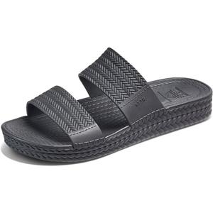 REEF Women's Water Vista Slide Platform Slides (10, Black)