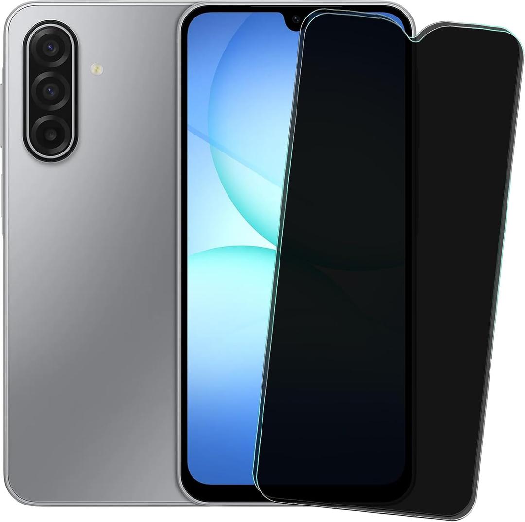Privacy Screen Protector for Samsung Galaxy A17 5G 2-Pack Anti-Spy | 6.7" Anti-Spy,9H Hardness, HD Clear for Office, Commute & Daily, Scratch-Resistant, Easy Install