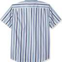 Amazon Essentials Men's Short-Sleeve V-Neck T-Shirts, Pack of 2 (Blue, S)