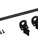 Advantage Industries 42" Heavy Duty Cane Bolt | Gate Ground Latch Drop Rod | Pad-Lockable | Zinc Plated Steel | Industrial Grade Drop Rod for Wood Fence | Hardware & Fasteners Included - Black (42 in Drop Rod)