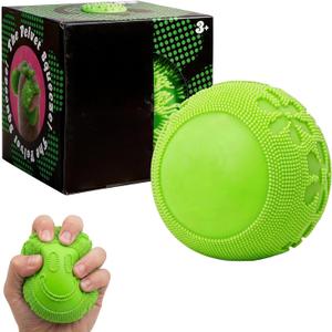 Fuzz Ball Squishy Stress Ball ToyFuzzball SquishySoft Fidget Toy for Anxiety Relief, Sensory Squishy Ball Calming Tactile Grip for Soft Stress Relief Ball for Kids and Adults(Green)