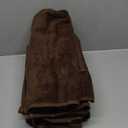 Ample Decor Bathroom Hand Towel 18 X 28 Inch 600 GSM 100% Cotton, Soft Absorbent - 6 Pcs Brown