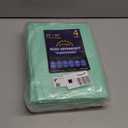 4 Pack 36 x 36 Extra Heavy Absorbency Washable Underpads, Waterproof Quick Drying Nursing Incontinence Reusable Washable Bed Pee Pads for Dogs, Diaper Changing & Adults, Green