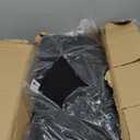 Gaiam Round Yoga Bolster Pillow, Soft Meditation Cushion for Yoga, Massage and Back Support, Breathable Cotton Fill, Zippered Microfiber Cover, Easy-Carry Handle, Machine Washable, Black