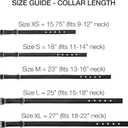 2 x 2-Pack MAX - The Hardy Reflective Dog Collar & 6ft. Leash for All Pet Breeds, Pink, X-Small