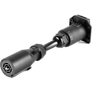 7 Way Connector Adapter with Power Switch Replace 2021132201 Camera Adapter System 7 Pin Adapter for RV Trailer Camera System # F2BC004XXBK