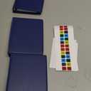 Ireer 3 Set Mini 6 Ring Binder 3 x 5 inch 300 Lined Paper Refill 78 Alphabet Divider Small Index Tab PU Leather Professional Economy Organizer Planner Binder Notebook Kit(Dark Green)