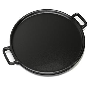 CUISNEL Cast Iron Pizza Pan - 14-Inch Baking Pan for Oven, Stovetop, Grill, or Campfires - Durable, Even-Heating, Versatile Cast Iron Griddle by Home-Complete