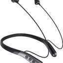 Neckband Bluetooth Headphones, 60H Playtime, IPX5 Sweatproof, Noise Cancelling Mic, Magnetic Earbuds Wireless Bluetooth 5.x Headset for Running, Gym, Work & Travel