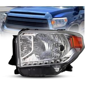 Replacement For Toyota 2014 2015 Tundra Headlight Assembly SR SR5 Limited Halogen without Bulb Left/Driver Side DOT TO2502218, 81150-0C081