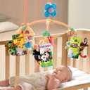 beiens Baby Books Toys, Touch and Feel Cloth Crinkle Soft Books, Toys for 0-3-6-12-18 Months Infant Newborn Baby Boy Girl Shower Gifts Set, Sensory Learning Stroller Toys (3PCS)