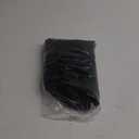 Oval Chenille Bathroom Rug, Ultra Soft Microfiber Shaggy Bath Mat, Machine Washable Thick Fluffy Carpet Rug, Non-Slip Water Absorbent Shower Mat for Bathroom, Shower (Black,16''24'')