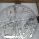 36" Quiet LED Ceiling Fan with Lights, Low Profile Bedroom Fan Black, 90CM