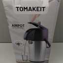 Airpot Coffee Dispenser Thermal with Pump,3L/102 Oz Insulated Stainless Steel Large Airpot Coffee Carafe Lever Action for Hot/Cold Water,Thermal Carafe for Hot Cocoa for Parties (101.4 Ounces)